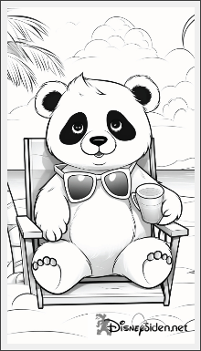 Fargelegg panda